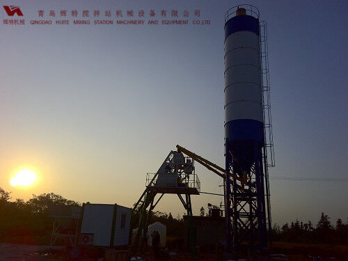 攪拌站HZS35易損件少，維護簡單，運行費用低