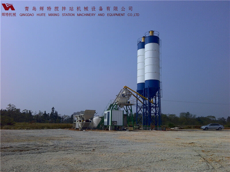 攪拌站HZS35易損件少，維護簡單，運行費用低