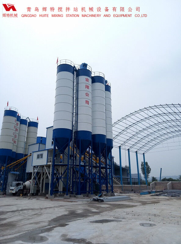 輝特混凝土攪拌站HZS120---直觀的操作畫面，簡單易懂