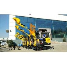農(nóng)林果園挖掘機價格，小型挖坑機使用，小型履帶挖掘機