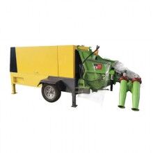 雙噴頭液壓濕噴機(jī)是泵送式混凝土濕噴機(jī)兩個噴頭可同時工作