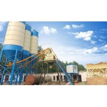 HZS50料斗上料JS1000混凝土攪拌站